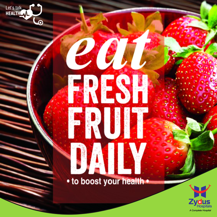 Let's #talk #health! 

Eating fresh fruit daily has an astounding impact on overall health.

#GoodHealth #Food #WellBeing #ZydusHospitals
