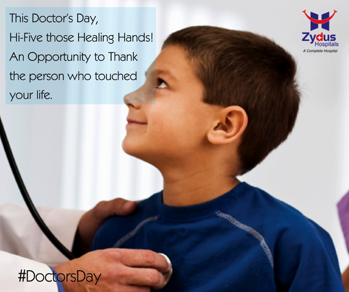 Let's take out time to give a #HiFive to the #healinghands! 

#ZydusHospitals #ThankYouDoctor #Ahmedabad