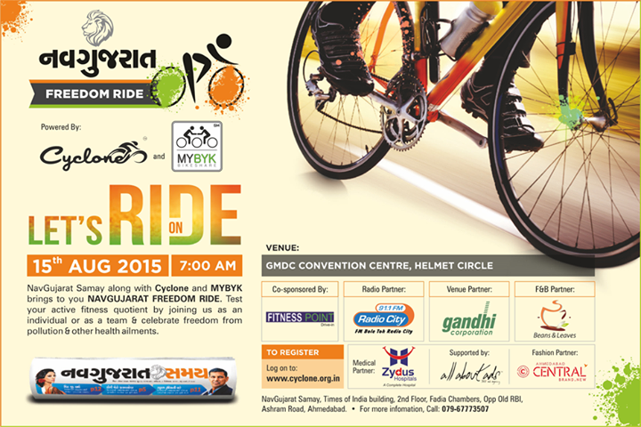 Get your health on wheels! Join the health ride with us tomorrow and celebrate #IndependenceDay

#ZydusHospitals #Ahmedabad