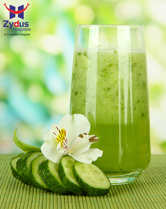 Cucumber juice has been described as a well-known diuretic that may be beneficial as a blood cleanser, and beneficial for the large intestine, stomach and spleen.Cucumber contains 