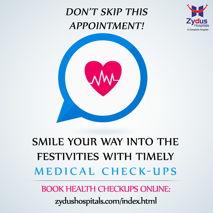 #Smile your way through the #festive season! 

#HealthCheckUps #ZydusHospitals #Ahmedabad