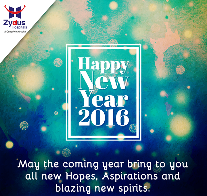 May you have a #healthy & a #fruitful year ahead! #NewYear wishes from Zydus Hospitals !