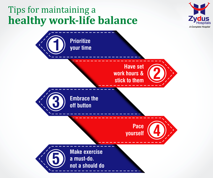Here’s how you can balance your work & life:

#Tips #WorkLifeBalance #MondayMotivation #ZydusHospitals #Ahmedabad