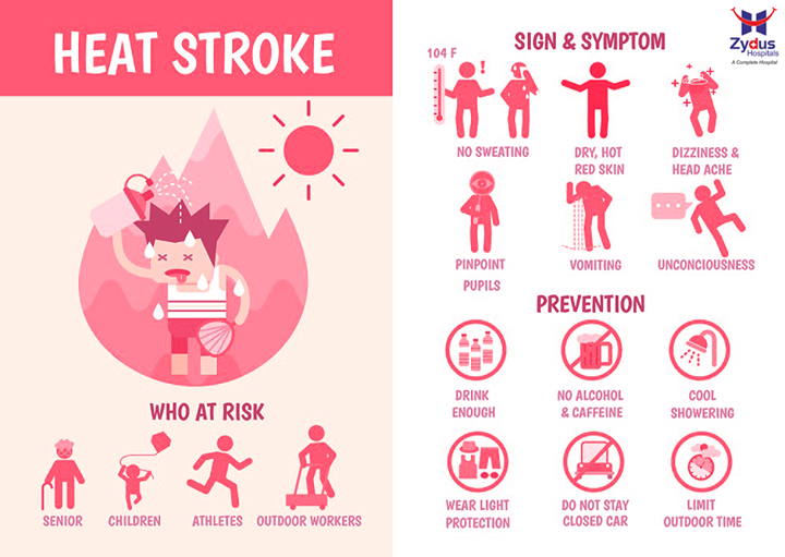 Summer is accompanied by a plethora of health problems because it makes the human body susceptible to infections, viruses and bacteria within the environment.  Here are some guidelines to prevent yourself from heat stroke!

#HeatStroke #Summers #HealthCare #ZydusHospitals #Ahmedabad