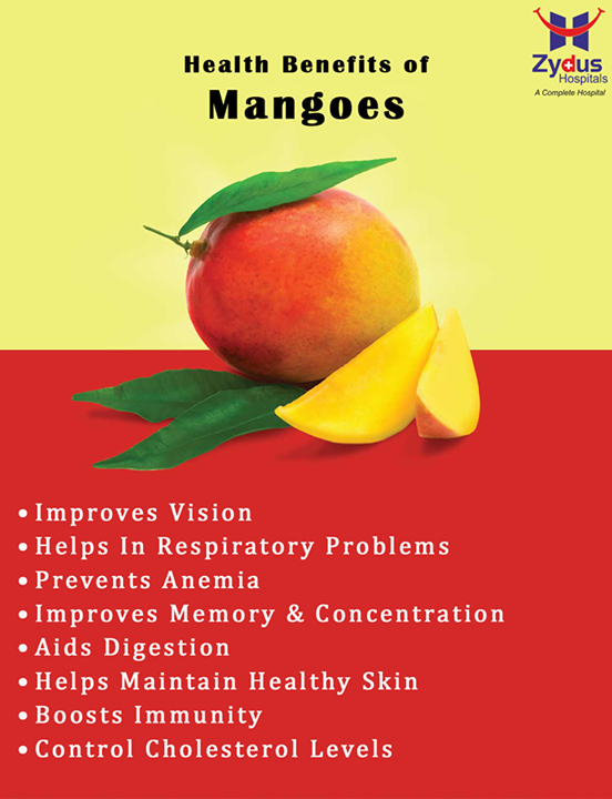Mango tastes so good that we forget they have a lot of health benefits too! Let’s know how the “King of Fruits” can help you…

#HealthBenefits #Mango #HealthCare #ZydusHospitals #Ahmedabad