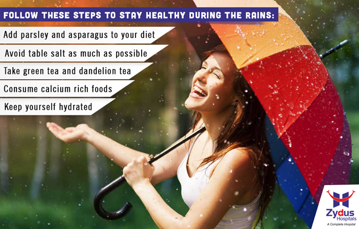 #Monsoons are the time when you crave for spicy and salty foods the most. These foods can lead to water retention and unhealthy body fat. Take simple measures to stay happy and healthy this monsoon!

#MonsoonHealth #ZydusHospitals #Ahmedabad #ZydusCares
