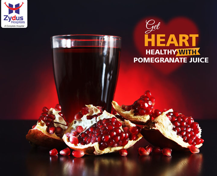 Be good to your heart! A daily dose of pomegranate juice over three months improves blood flow to the heart.

#HealthCare #ZydusHospitals #Ahmedabad
