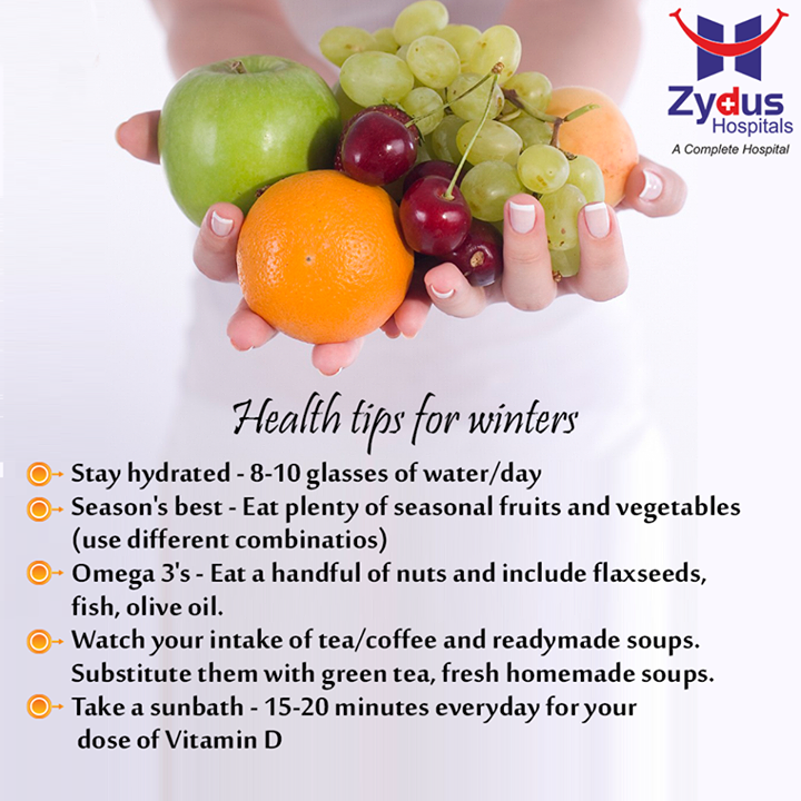 Some #quicktips to stay #healthy this #winters! 

#ZydusHospitals #ZydusCares #GoodHealth #SeasonalSickness