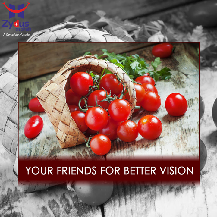 Worried about your vision? Add #tomatoes to your diet!

 #HealthCare #BetterVision #ZydusHospitals #Ahmedabad #Zydus