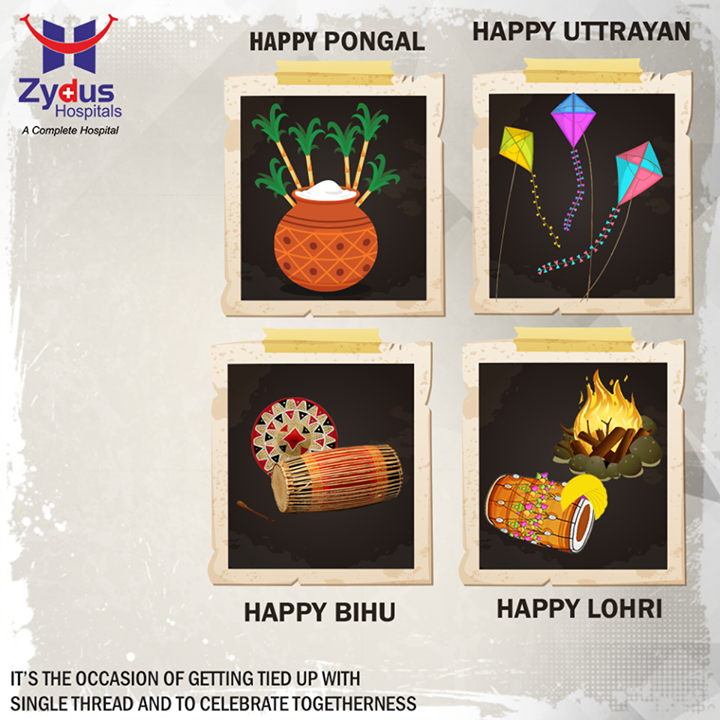 Festive Wishes to all.

#HappyPongal #Uttrayan #Bihu #Lohri #ZydusHospitals #Ahmedabad #Gujarat