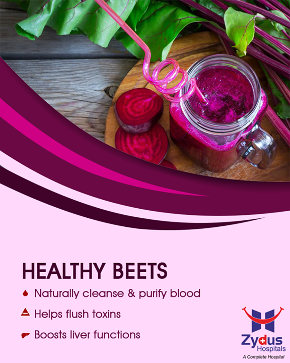 Food for a healthy liver: Befriend the beets to keep your liver happy.

#StayHealthy #ZydusCare #ZydusHospitals #Ahmedabad #Gujarat