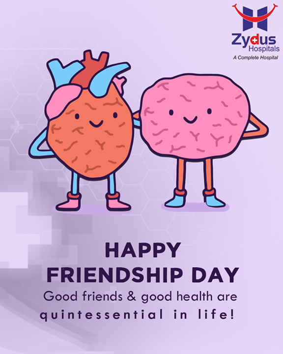 Good friends & good health are quintessential in life! 

#Friendshipday #Friendship #Friends #FriendshipWeekend
#ZydusHospitals #Monsoon #StayHealthy #Ahmedabad #GoodHealth