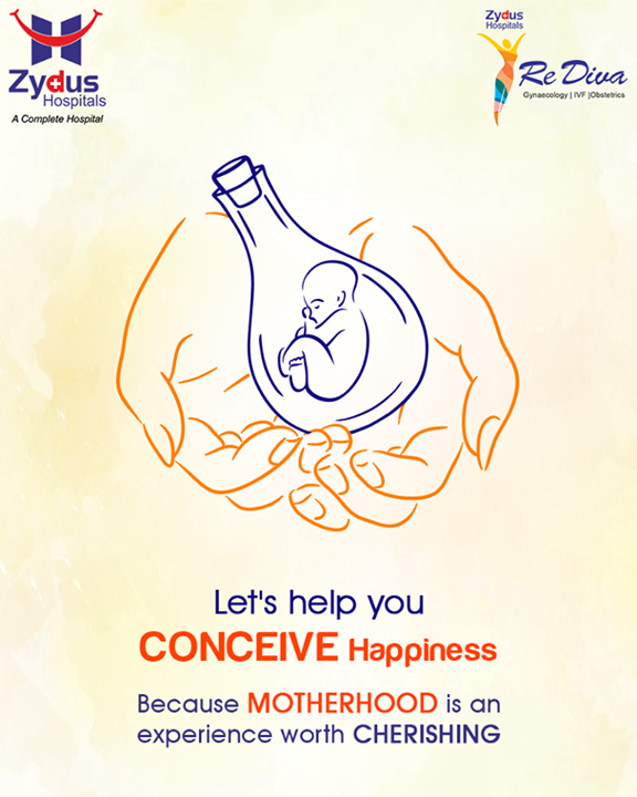 Let's help you CONCEIVE happiness because motherhood is an experience worth cherishing

#ZydusIVF #IVF #ZydusHospitals #ZydusCare #StayHealthy #Ahmedabad