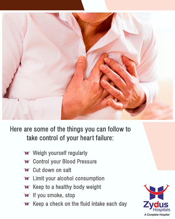 Heart failure is a long-term condition. By taking medicines, certain treatments and changes in lifestyle one can stop the condition from getting worst. High blood pressure and being overweight can put a strain on your heart.

#Heartbeats #HeartCare #HealthyYou #ZydusHospitals #ZydusCare #StayHealthy #Ahmedabad
