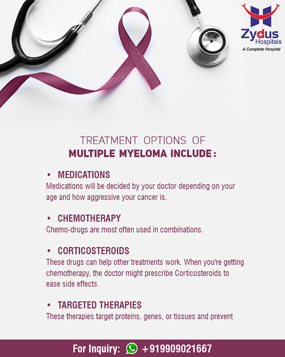 Spread A Word! March is Multiple Myeloma Action Month.  
#MultipleMyelomaIsTreatable Know Treatment Options!

#ZydusHospitals #StayHealthy #Ahmedabad #GoodHealth