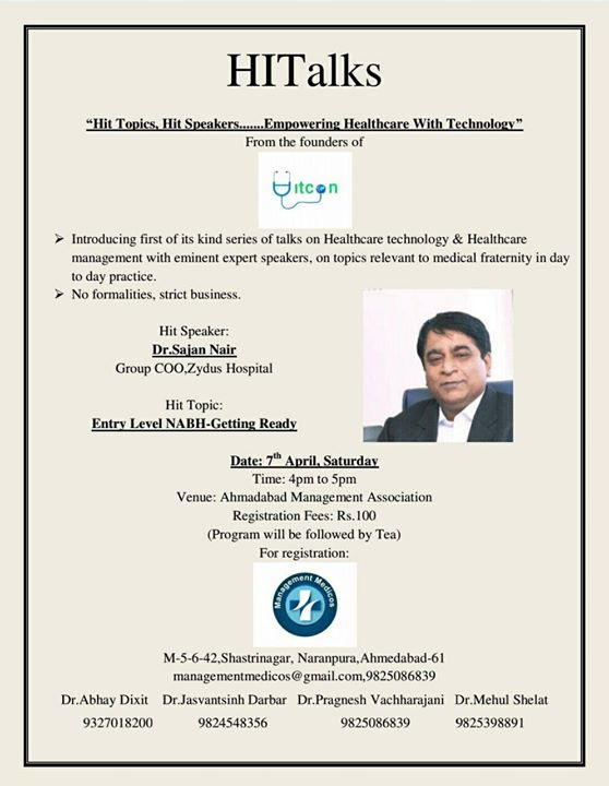 Dr. #SajanNair talks on #healthcaretechnology & #healthcare management! 

#ZydusHospitals #StayHealthy #Ahmedabad #GoodHealth