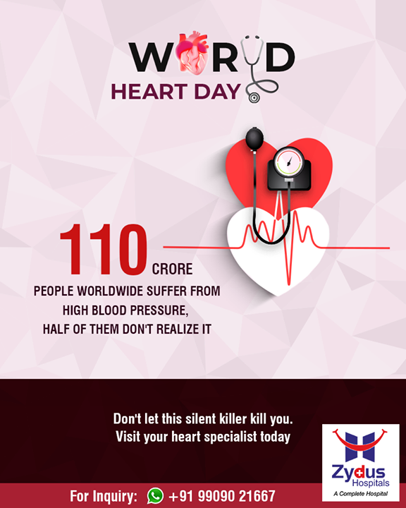 Take care of your #Heart!

#ZydusHospitals #StayHealthy #Ahmedabad #GoodHealth #WorldHeartDay