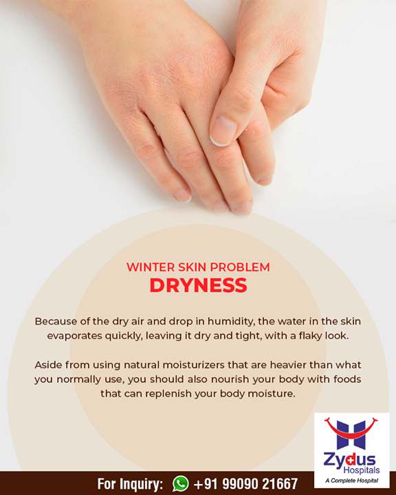 Winter comes with a host of skin problems, 
