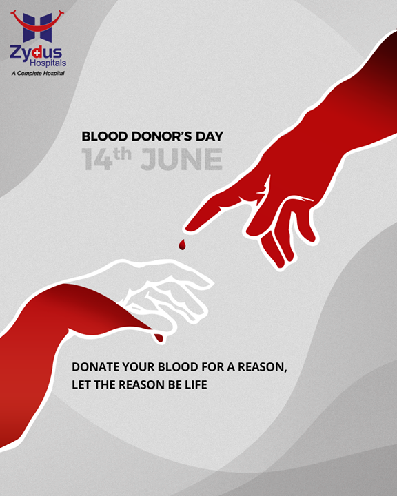 Plan blood donation today. Schedule it with us for 14th June. 

#BloodDonorsDay #DonateBlood #SaveLife #ZydusHospitals #StayHealthy #Ahmedabad #GoodHealth