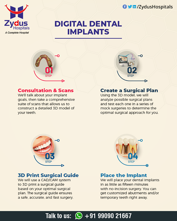 Steps of digital dental implants!

#Digitalimplant #dental #dentist #dentistry #smile #teeth #tooth #dentalcare #dentalclinic #ZydusHospitals #HealthCare #ZydusCare #Ahmedabad