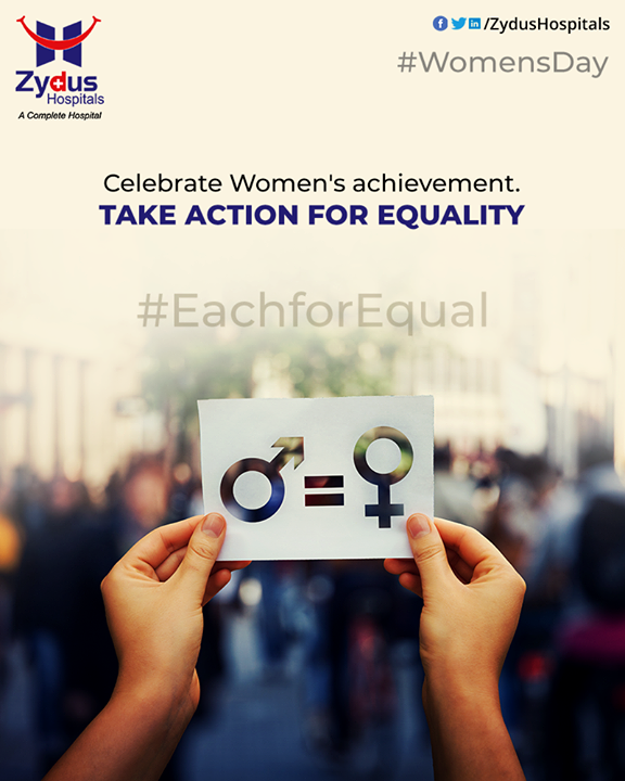 Take action for Equality. Happy Women's Day!

#WomensDay #Women #WomensDay2020 #RespectWomen #InternationalWomensDay2020 #EachforEqual #InternationalWomensDay#ZydusCare #ZydusHospitals #Ahmedabad #Gujarat