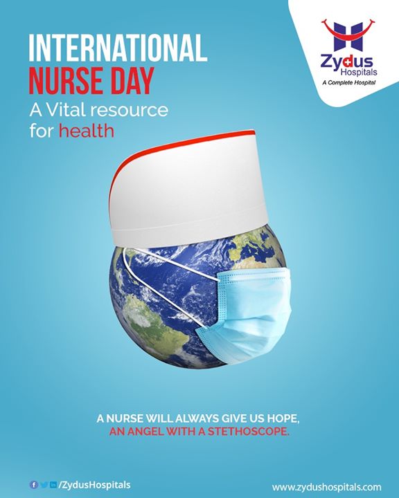 Today on #InternationalNurseDay, let us all thank our nursing staff for this battle which cannot be won without their help.

#InternationalNurseDay2020 #ZydusHospitals #Ahmedabad #GoodHealth #smileofgoodhealth
