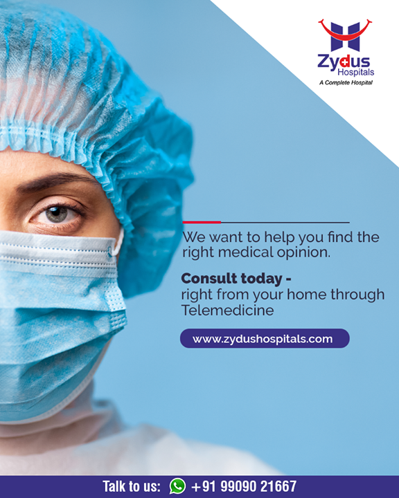 Second Opinion in medicine is what most people go for - we offer the same, the difference is you can meet our doctors from the comfort of your home. 
Use our #telemedicine solution for hassle-free Consultations in over 25 medical specialities. 
Safe-Secure-Easy way to connect with your doctor, simply visit www.zydushospitals.com & place your request from anywhere in the world

#EConsult #TeleConsult #COVID #ZydusHospitals #Ahmedabad #GoodHealth #SmileofGoodHealth