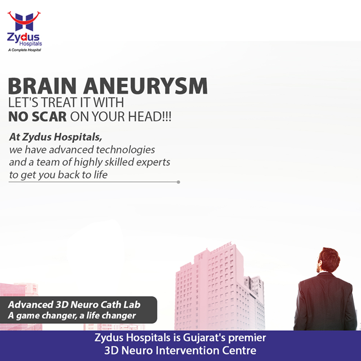 Brain aneurysm is a bulge or ballooning in a blood vessel in the brain. It can leak or rupture, causing bleeding into the brain (hemorrhagic stroke). Surgery involves removing a section of your skull to access the aneurysm and locate the blood vessel that feeds the aneurysm. At Zydus Hospitals, skilled experts and advanced technology treats Brain aneurysm with No Scar on your head. 

#ZydusHospitals #BrainAneurysm #GoScarless #BrainSurgery #BrainRupture #BrainHemorrhagic #3DNeuro #Aneurysem #BestHospitalinAhmedabad #Ahmedabad #GoodHealth