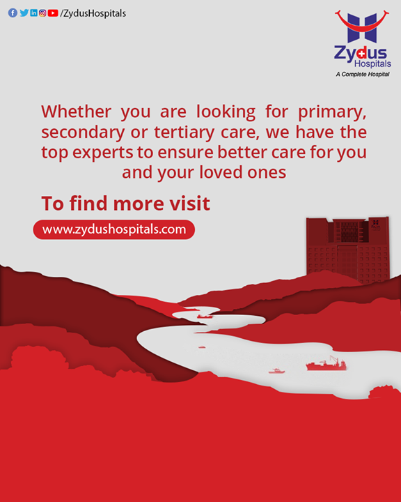 Our Patients are our Priority and taking care of them is our sole duty.
At every level of your health, we are with you, providing primary, secondary & tertiary care to keep you healthy & safe.

#ZydusHospitals #Care #BeHealthy  #health #healthylifestyle #fitness #healthy #healthyliving #wellness #healthyfood #healthylife #BestHospitalinAhmedabad #Ahmedabad #GoodHealth