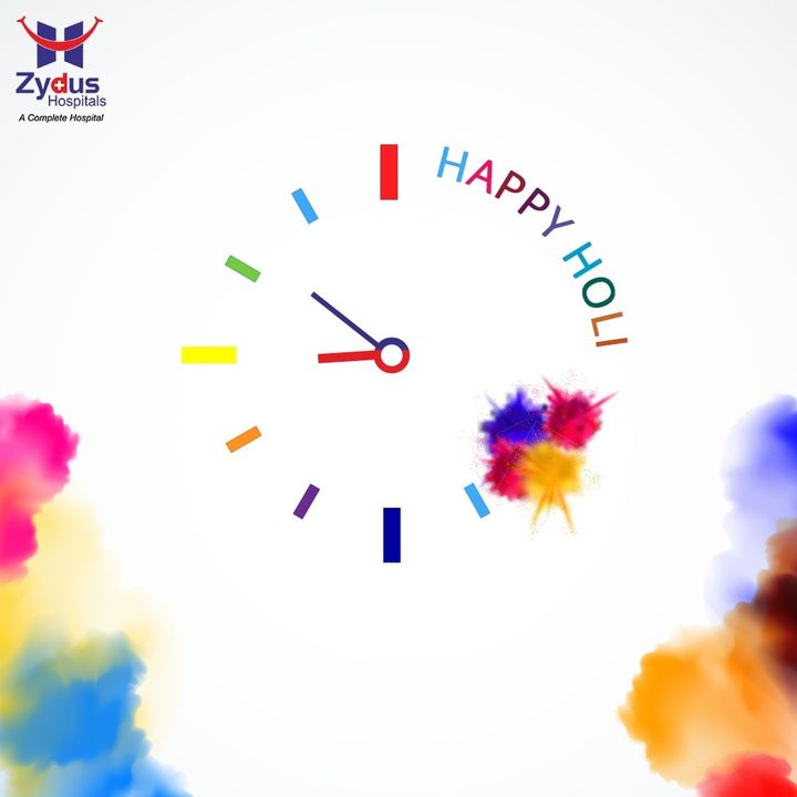 Paint the canvas of your life with the best colours and sparkle. We wish you have a healthy & safe Holi! 
#HappyHoli #HoliHai #Holi2021 #ColorsOfHoli #IndianFestival #HoliCelebrations #ZydusHospitals #BestHospitalInAhmedabad #Ahmedabad