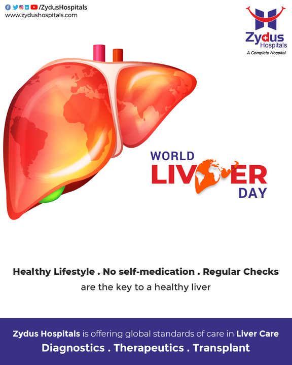 Liver is the second most complex organ in the body and you can’t survive without it. If not taken care of, Liver can easily get damaged and hence it is necessary to work hard for your hard working liver. Eat healthy, say no to alcohol, don’t take un-prescribed medicines and maintain your weight to live a healthy lifestyle ahead. 

#WorldLiverDay #LiverDay #Liver #LiverTransplant #LiverDiseases #NoAlcohol #HealthyDiet #HealthCare #StayHealthy #ZydusCare #Ahmedabad #Gujarat #BestHospitalinAhmedabad