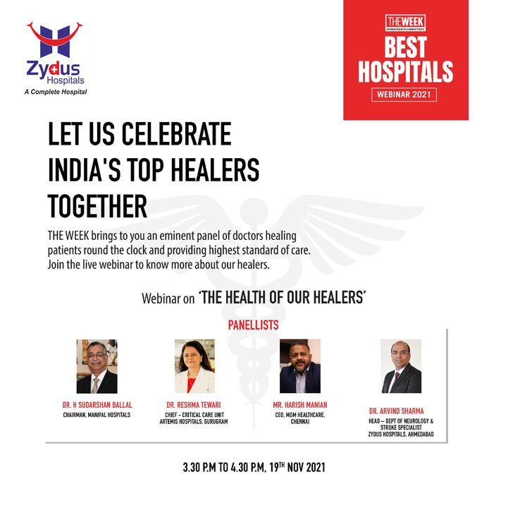The power of healing is miraculous and healers are not less than the magicians!

Let us acknowledge their presence and celebrate the India's Top Healers together.
The Week brings to us a webinar on 