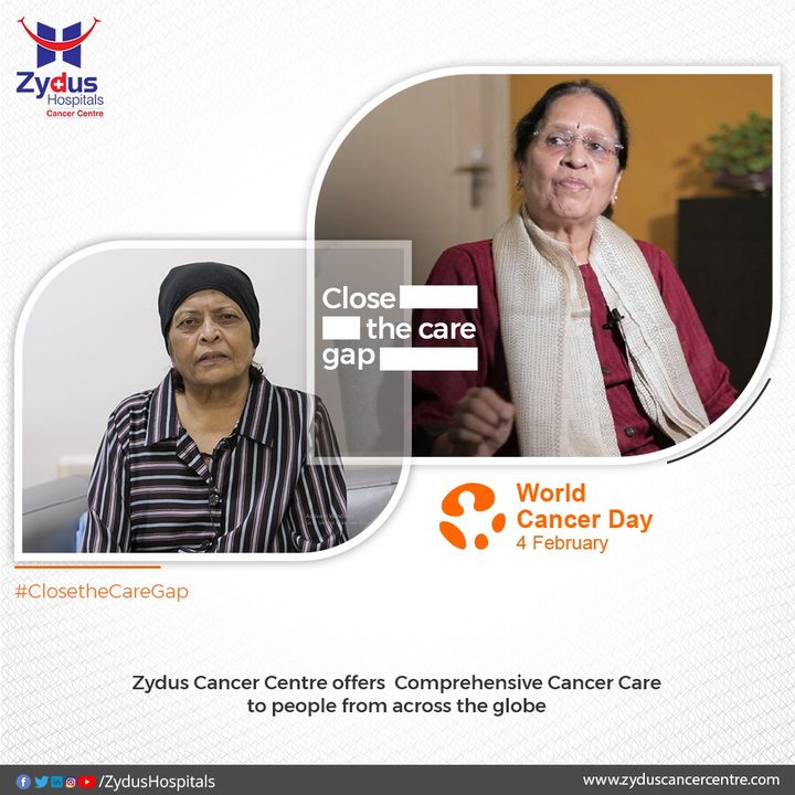 It is important to know & address the barriers when it comes to cancer care. 

With the vision to keep closing the gap, Zydus Hospitals always stay totally committed towards bringing quality care for everyone with the experts in oncology department.

Together let us keep raising awareness & keep defeating cancer.

#WorldCancerDay #CancerAwarenessDay #CancerAwareness #CloseTheGap #Oncology #Oncologists #CancerCare #ZydusFamily #ZydusHospitals #Ahmedabad #BestHospitalInAhmedabad