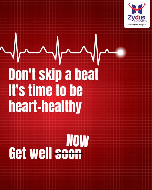The heart beats about 2.5 billion times over the average lifetime, a healthy heart is central to overall good health. This is so because the heart is responsible for pumping nutrient-rich blood throughout the body. Embracing a healthy lifestyle at any age can prevent heart disease and lower your risk for heart disorders. 

Replace all your chances and get them deleted forever; do not skip a beat when it comes to your heart-health. 
Get your appointment booked; Get well NOW !

#HeartHealth #HeartBeat  #Heart #HeartDiseases #CardiacDiseases #Cardiology #CardiacScience #MedicalExcellence #HealthExperts #HeartAttack #HeartDiseaseAwareness #StayHealthy #GoodHealth #ZydusHospitals #ZydusCare #BestHospitalInAhmedabad #Gujarat