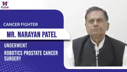 The survivors who strive, fight and recover become our greatest source of happiness & motivation. Zydus Cancer Centre has been challenging the fatal disease - cancer, by bringing the big change.

Catch a glimpse of cancer fighter Mr. Narayan Patel from Udaipur, Rajasthan who underwent Robotic Prostate Cancer Surgery.

Get inspired by his optimistic words and buckle up to defeat cancer with the best treatment.

#RoboticSurgery #ProstateCancer #RoboticProstateCancerSurgery #ZydusCancerCentre #CancerHospital #CancerCare #CancerCentre #CancerTherapy #CancerTreatment #CancerousDiseases #CancerAwareness #CancerDoctors #HealthCare #StayHealthy #ZydusCare #ZydusHospitals #BestHospitalinAhmedabad #Ahmedabad #GoodHealth