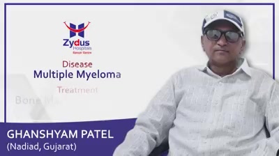Fighting a dangerous disease like Multiple Myeloma is not easy. Ghanshyam Patel proved us all wrong and gave Zydus credit for his better health, free from Myeloma. He did his Bone Marrow Transplant (BMT) at Zydus Cancer Centre and the results reflect in his smile. He wasn’t able to eat or even sit, and now he can do all the routine work with ease. All was taken care of with complete care and they are satisfied with all the services, doctors, and the results.

#PatientTestimonials #Testimonial #ZydusCancerCentre #ZydusCare #ZydusHospitals #StayHealthy #Ahmedabad #Gujarat