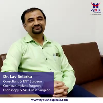 For Ear, Nose or Throat related concerns, talk to Dr. Lav Selarka. Get #ENT e-consultation right from your home - #StayHomeStaySafe

Visit https://www.zydushospitals.com/ and talk to ZyE for an e-consultation

or click here - https://wa.me/919909021667 to send us medical reports on WhatsApp

We are there for you.

#EConsult #TeleConsult
#COVID #LockDown
#StaySafe #StayHome #ZydusHospitals #Ahmedabad