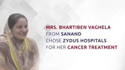 Here's Mrs Bhartiben Vaghela sharing her experience of choosing Zydus Hospitals for her #cancertreatment!

#RealPeopleRealStories #ZydusHospitals #StayHealthy #Ahmedabad #GoodHealth #ZydusCares #HappyPatient #HIPEC #AbdomenCancer