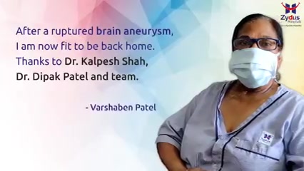 A ruptured #aneurysm quickly becomes life-threatening and requires prompt medical treatment and hence the action and procedures to be chosen should be quick. Brain Aneurysm is a bulge in a blood vessel in the brain and we have taken the treatment of #BrainAneurysm to an advanced level with Coil Embolization, a minimal invasive procedure that treats the disease without opening up the brain.
We were glad to treat Varshaben Patel and now she has returned to her home healthy.

#BrainAneurysm #BrainHaemorrhage #PatientDiaries #ZydusHospitals #BestHospitalinAhmedabad #Ahmedabad #GoodHealth