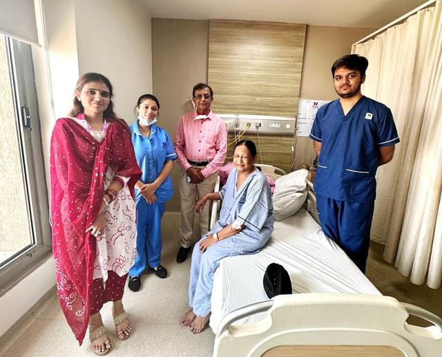 After enduring a year of bed rest and painful walking, a patient sought consultation at Zydus Hospitals. Following an MRI and CT Scan, the diagnosis revealed bilateral Avascular Necrosis (AVN).

Led by Dr. Yatin Desai, our Hip Replacement & Trauma Specialist, along with Dr. Rukesh Patel and Team Ortho, successful Total Hip Replacement surgeries were performed on both sides.

Thanks to the collective efforts of Dr. Yatin, Dr. Rukesh, Team Ortho, and the physiotherapists in charge of post-operative care, the patient is now pain-free and able to walk again.

Praising the doctors and hospital staff's cooperative and helpful nature, the patient expresses her utmost satisfaction with the treatment received at Zydus Hospitals.

#AvascularNecrosis #AVN #TotalHipReplacement #HipReplacementSurgery #Orthopedics #TraumaSpecialist #PainFree #WalkAgain #PatientCare #PostOperativeCare #TeamOrtho #Physiotherapy #MedicalExpertise #PatientTestimonial #HealthCare #ComprehensiveCare #StayHealthy #BestHospitalinAhmedabad #Zydus #ZydusCare #ZydusExperts #ZydusHospitals #ZydusHospitalsAhmedabad #Ahmedabad #Gujarat