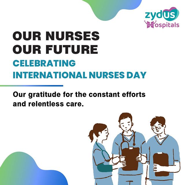 On this International Nurses Day,
We celebrate nurses' hard work, dedication, and selflessness worldwide...
Thank you for all your tireless dedication and compassion in caring for others!

#InternationalNursesDay #NursesDay #NursesDay2023 #OurNurses #OurFuture #ThankYouNurses #NurseAppreciation #NursingHeroes #NurseLife #NursingCare #NurseSupport #NurseLove #NurseGratitude #Zydus #ZydusExperts #ZydusCare #ZydusHospitals #BestHospitalinAhmedabad #ZydusHospitalsAhmedabad #Ahmedabad #Gujarat
