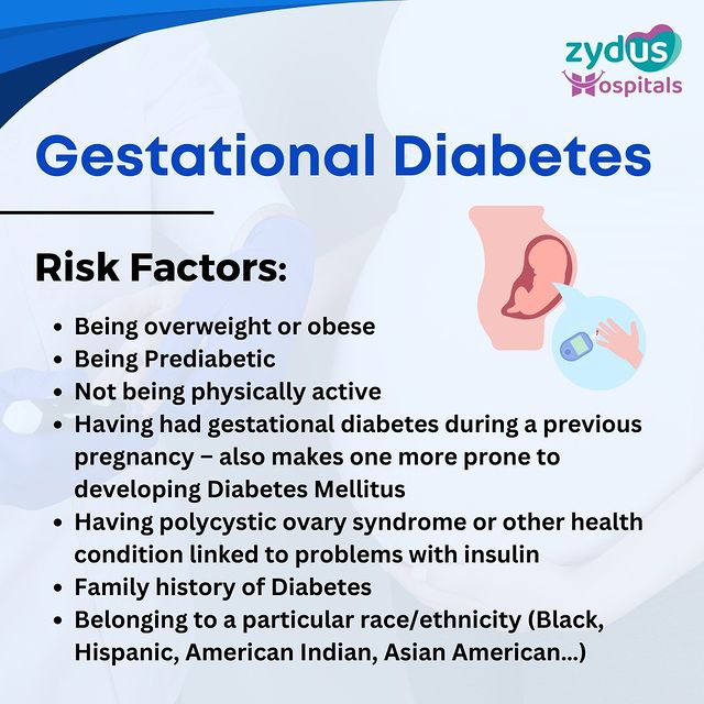 If you possess these factors, you are more at risk of developing Gestational Diabetes.

To know more, consult with our team of experts at the Zydus Diabetes Clinic: 079 6619 0300 / 0372

 

#Diabetes #DiabetesMellitus #GestationalDiabetes #RiskFactors #GestationalDiabetesRiskFactors #Pregnancy #DiabetesDuringPregnancy #DiabetesAwareness #DiabetesCare #HealthCheck #HealthyLifestyle #DiabetesClinic #ZydusExperts #Healthcare #ZydusHospitals #BestHospitalsInAhmedabad #Ahmedabad #Gujarat
