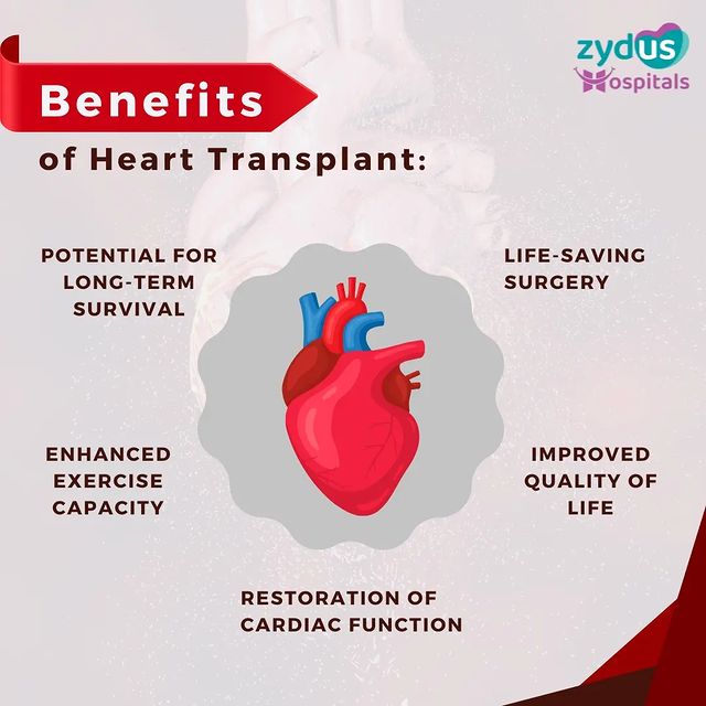 Understand the extraordinary benefits of Heart Transplant - a second chance at life for those with severe heart conditions

#HeartTransplant #hearthealth #heartdiseases #CardiovascularCare #Cardiology #cardiaccare #CardiacSurgery #Cardiologist #ZydusHospitals #ZydusCare #ZydusSpecialists #BestHospitalinAhmedabad #Gujarat