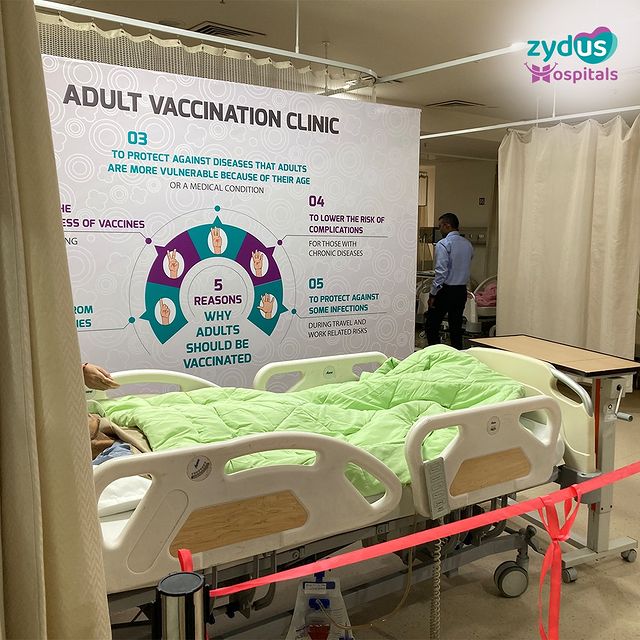 Zydus brings Ahmedabad’s first Adult Vaccination Clinic!
Your partner in Health and Prevention

Our dedicated state-of-the-art facility and trained medical staff are driven to bridge the awareness gap, prioritize your health, and ensure a resilient future. From safeguarding against infectious diseases to fortifying immunity for the long run, let us implement prevention as the cornerstone of well-being. 

Join us in embracing a future where prevention is paramount and protection is the key.
.
.
.
.
.

#ZydusAVC #PreventionMatters #WellnessGuardians #ProtectingSmiles #ZydusHealthcare #AdultVaccinationClinic #HealthAndPrevention #BridgingAwarenessGap #SafeguardHealth #ResilientFuture #ImmunityBoost  #ProtectAndPrevent #HealthPriority #InfectiousDiseaseDefense #WellnessFirst