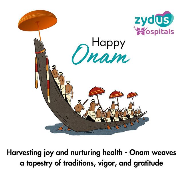 This Onam, let’s row towards harmony, happiness, and good health!
Wishing you a Happy Onam.

#OnamWishes #HappyOnam #OnamHarmony #FestivalOfHarvest #OnamCelebrations #GoodHealth #JoyfulOnam #HarmonyAndHappiness #Onam2023 #ZydusOnam #HealthAndHappiness #OnamGreetings #Prosperity #CulturalFestival #TraditionalCelebration #ZydusCelebrates #FestiveSeason #OnamVibes #WishingJoy #ZydusHealthcare #FestiveGreeting #TraditionalFestival #ZydusFamily #CelebrationOfHealth #OnamTraditions #ZydusPride