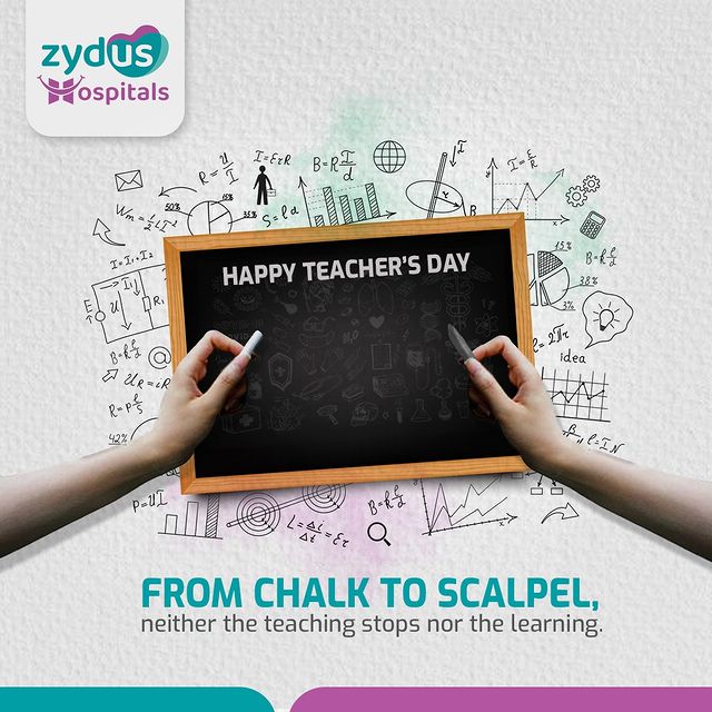 At Zydus Hospitals, our doctors and nurses are committed to continuous learning and teaching to continue providing the best care possible.
Happy Teachers Day. 

#ContinuousLearning #MedicalEducation #HealthcareTraining #MedicalTeaching #HealthcareExcellence #ZydusDoctors #ZydusNurses #MedicalProfessionals #PatientCare #MedicalSkills #HealthcareInnovation #MedicalKnowledge #ZydusCare #HealthcareCommitment #MedicalExcellence #ZydusMedicalTeam #HealthcareLeaders #MedicalAdvancement #HealthcareQuality #ZydusHospitals #MedicalBestPractices #HealthcareDevelopment #MedicalTraining #PatientWellness #HealthcareImprovement #ZydusExcellence