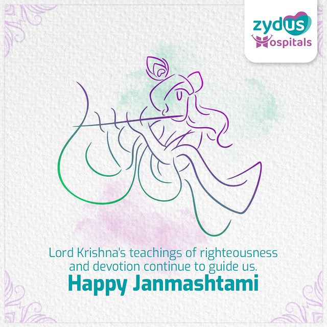 This Janmashtami, may the divine blessings of Lord Krishna grace us all with good health and prosperity.
Zydus Hospitals wish you a Happy Janmashtami.

#Janmashtami #LordKrishna #DivineBlessings #HealthAndProsperity #KrishnaJanmashtami #FestivalGreetings #ZydusHospitals #FestiveWishes #IndianFestivals #SpiritualBlessings #HealthandWellness #ProsperityWishes #FestiveGreetings #KrishnaJayanti #Janmashtami2023 #CelebrateKrishna #FestivalOfIndia #HealthyLife #ZydusCares #JanmashtamiCelebrations #KrishnaDevotees #WellnessJourney #FestiveSeason #HealthAndHappiness #ZydusHealth #KrishnaBlessings #FestiveVibes