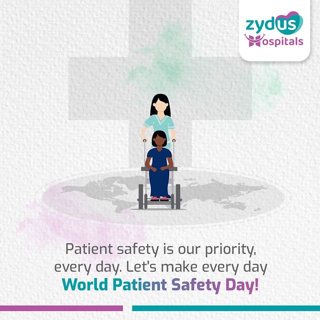 Zydus Hospitals: Where we ensure patient safety 24/7, 365 days a year. Let's make every day World Patient Safety Day, together!

#ZydusHospitals #PatientSafety #HealthcareExcellence #MedicalArtistry #PatientCare #HealthcareInnovation #MedicalJourney #HealthAndWellness #ZydusCare #HealthcareMastery #MedicalExcellence #PatientExperience #HealthcareTransformation #ArtOfHealing #ZydusHealth