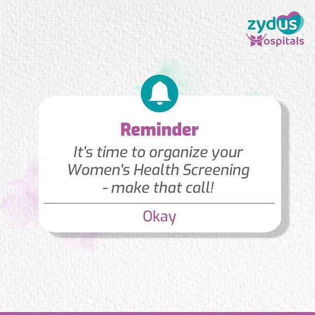 Regular checkups can help in early identification and ultimately minimize the impact of breast and cervical cancer.

So, women, make an appointment for the special screening program and have yourself tested by lady professionals at Zydus Hospitals from October 5th to the 31st. To learn more, contact us at 6357094217.

#WomensHealth #CervicalCancer #BreastCancerScreening #CancerPrevention #EarlyDetection #ZydusHospitals #HealthScreening #WomensWellness #CancerAwareness #MedicalCheckup #BreastCancerAwareness #CervicalCancerPrevention #HealthcareForWomen #ZydusCancerProgram #CancerScreening #HealthForHer #MedicalTesting #PreventiveHealthcare #ZydusCancerScreening #HealthSupport #CancerAwarenessMonth #ZydusHealthcare #CancerPreventionProgram #WellnessCheckup #WomensHealthMatters #BreastHealth #LinkedInTrending #ZydusCare #HealthProgram
