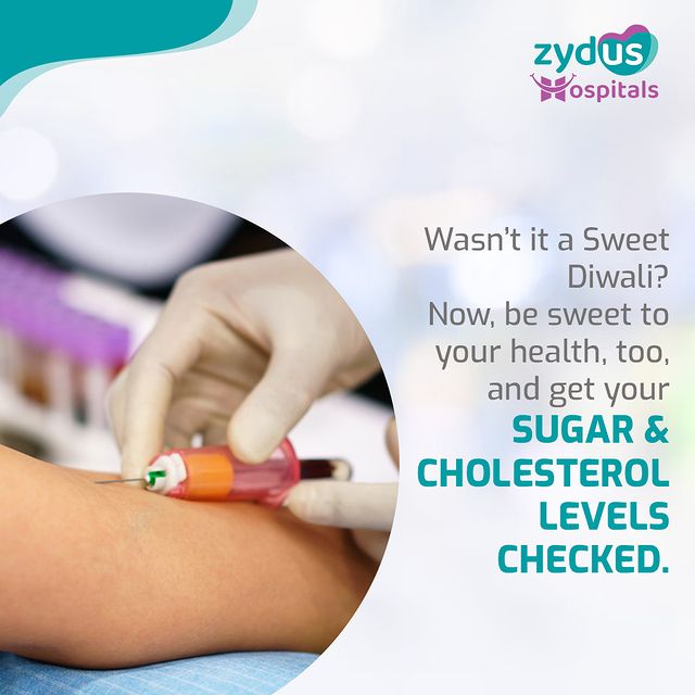 Diwali may be over, but the celebration of health continues at Zydus Hospitals. Visit Zydus Hospitals to get your blood sugar and cholesterol levels checked.

#HealthCheckup #ZydusWellness #DiwaliHealth #PreventiveCare #HealthCelebration #BloodSugarCheck #CholesterolScreening #WellnessJourney #ZydusHealthcare #PostDiwaliHealth #HealthyLiving #HolisticHealth #CheckYourNumbers #HealthContinues #ZydusCares #WellnessGoals #PreventiveHealth #HealthCelebration #ZydusHospitalCares #StayHealthy #HealthAwareness #HolisticWellness #PostFestiveHealth #HealthScreening #DiwaliWellness #ZydusHealthChecks